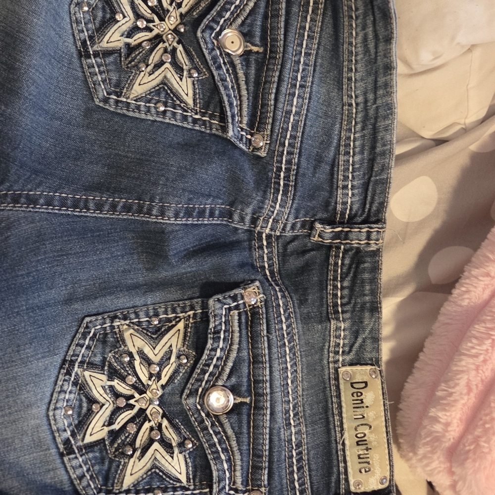 Denim Couture Women's Blue Boot Cut Jeans